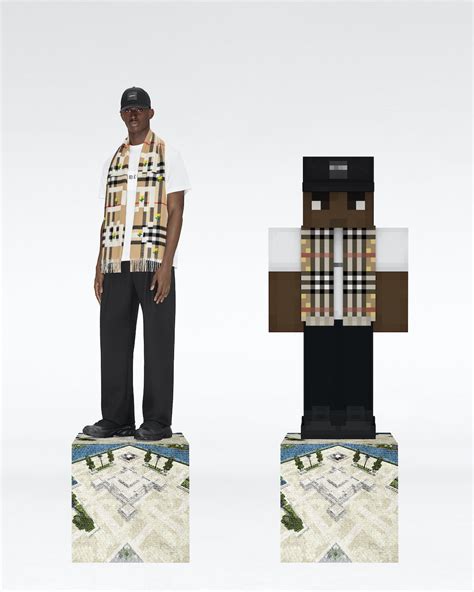 minecraft collab burberry|burberry minecraft launch.